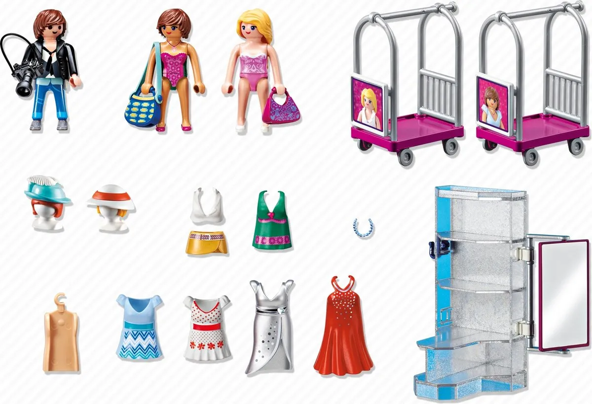 Playmobil Modeshow met Fotograaf 6149 - Blauw/Paars