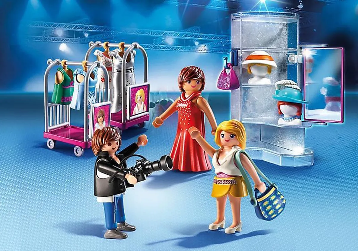 Playmobil Modeshow met Fotograaf 6149 - Blauw/Paars
