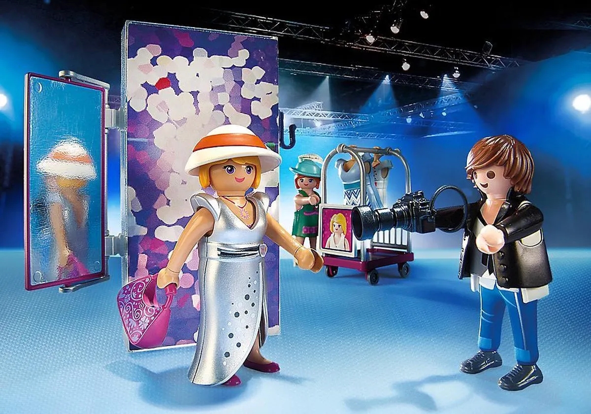Playmobil Modeshow met Fotograaf 6149 - Blauw/Paars