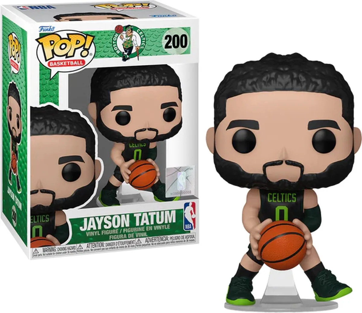 Funko Pop Basketball NBA Boston Celtics Jayson Tatum City Edition #200 - Multi