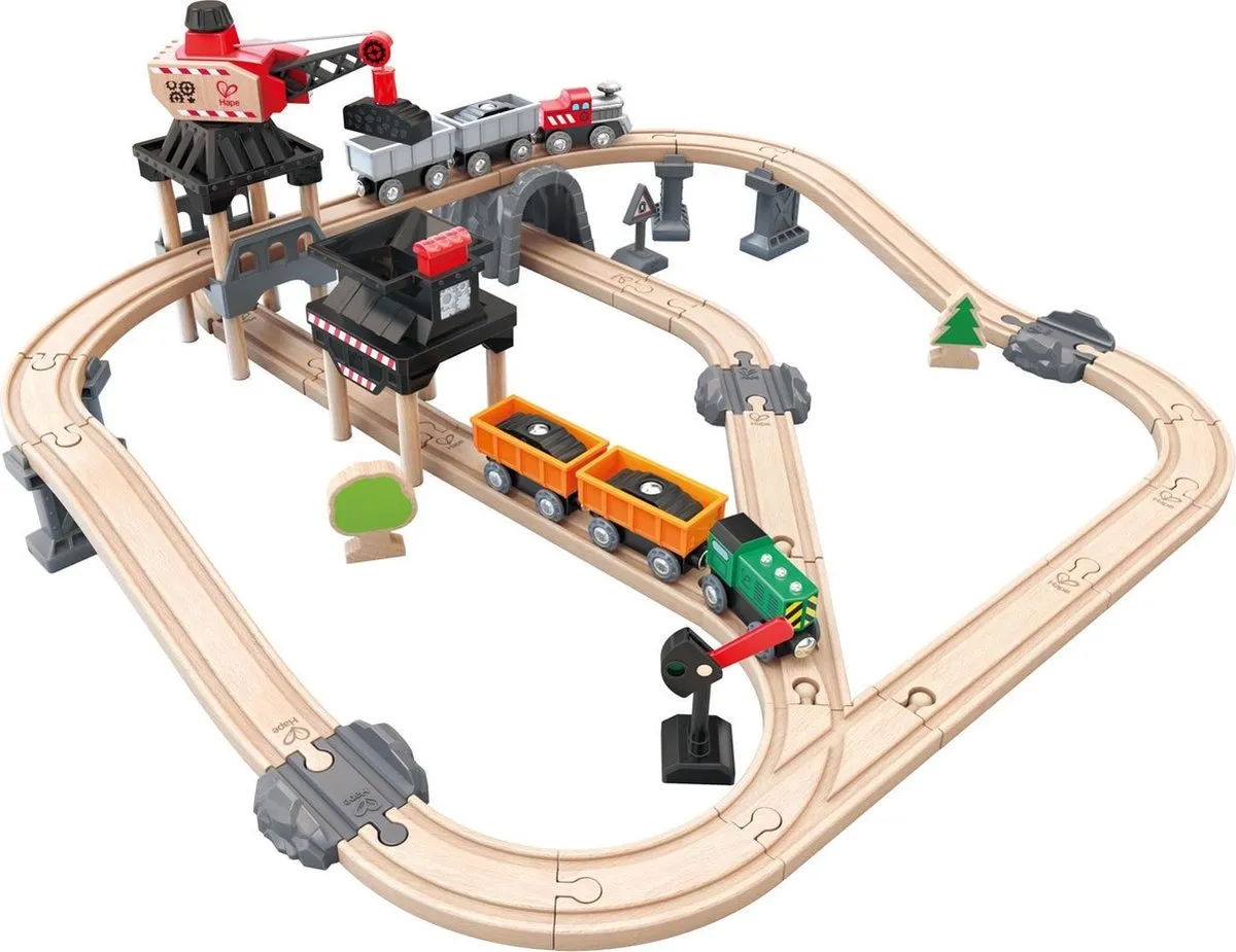 Hape Mijnbouwlader Set E3756 - 64 Stuks - Veelkleurig
