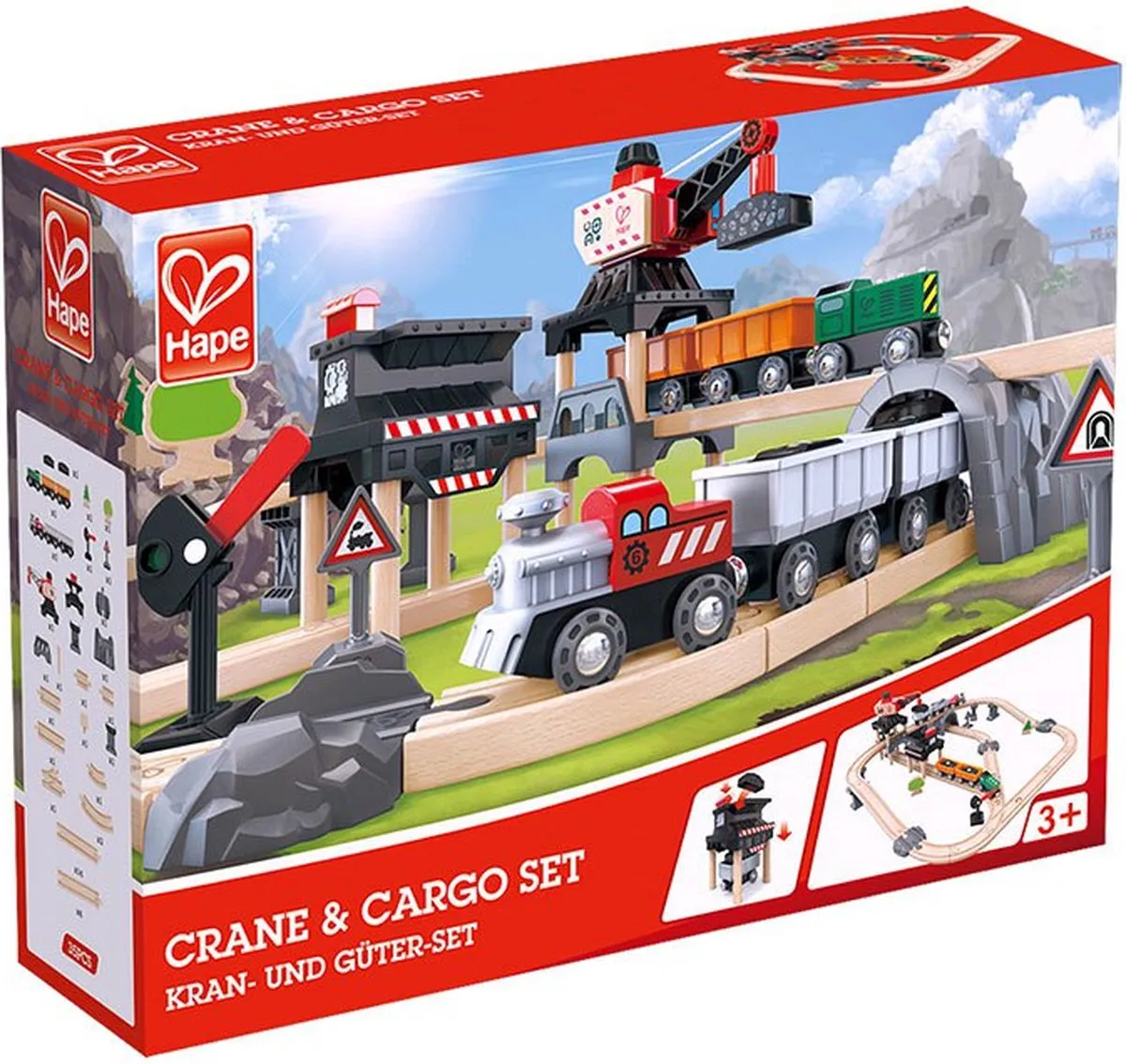 Hape Mijnbouwlader Set E3756 - 64 Stuks - Veelkleurig