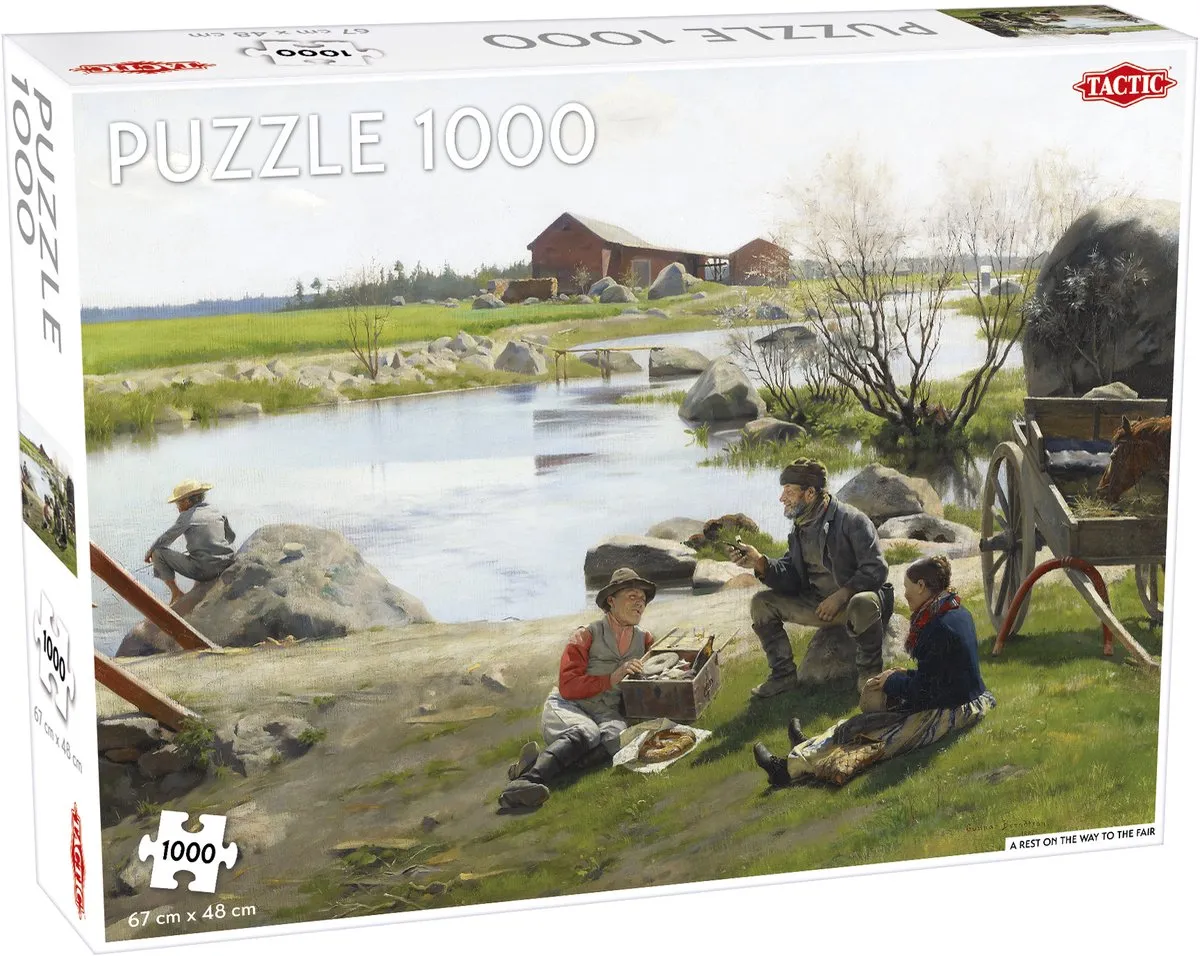 Tactic A Rest on the Way Puzzel 1000 Stuks
