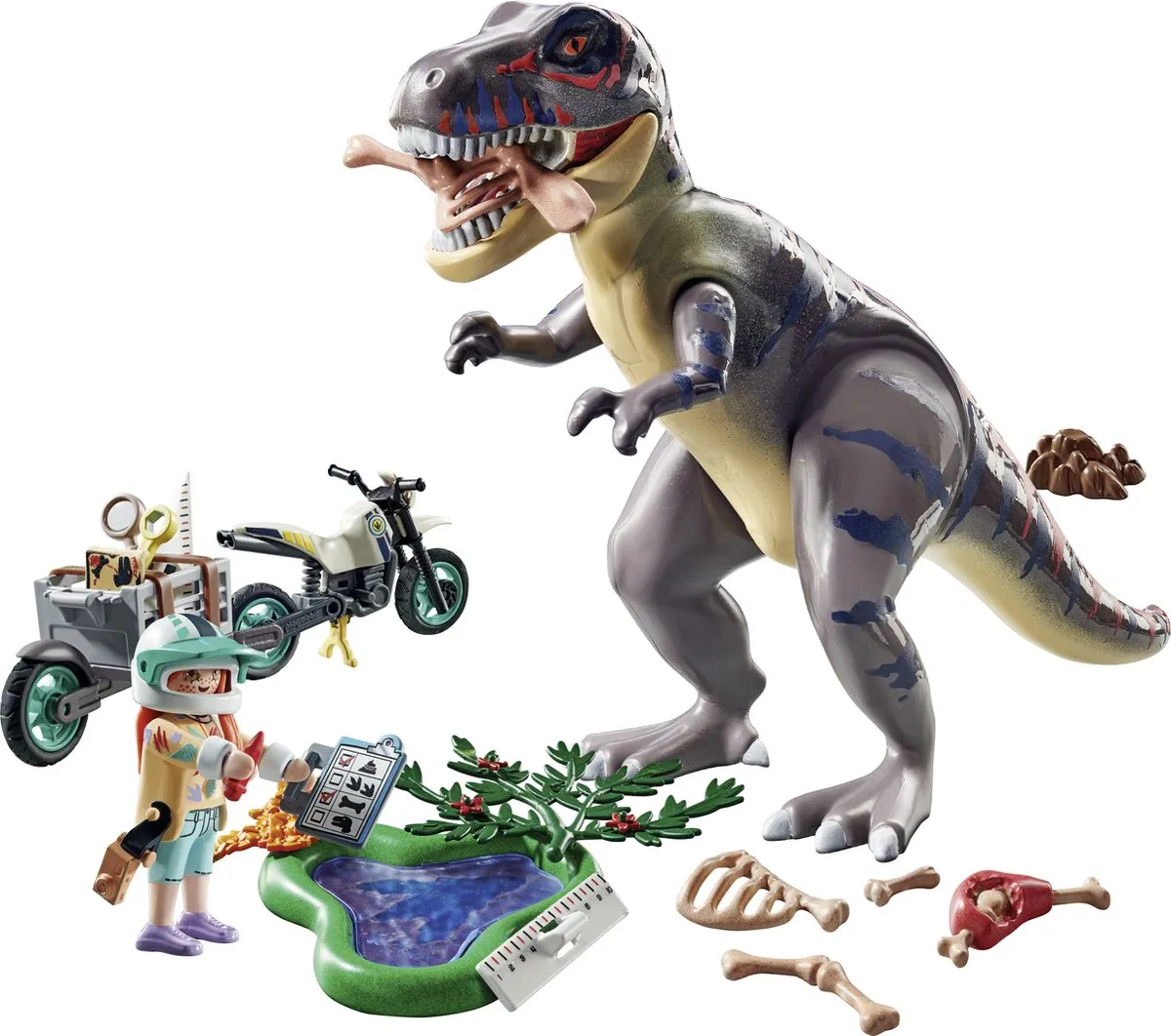 Playmobil Dinos T-Rex Sporenonderzoek 71524 - Multicolor