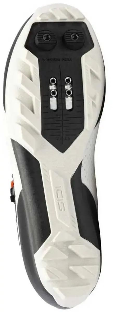 Sidi Dominator X MTB Schoenen - Carbon Zool - Wreefband - Wit 45