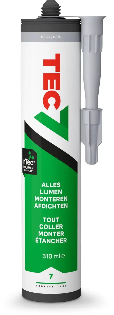 Tec7 Montagekit Grijs 310ml