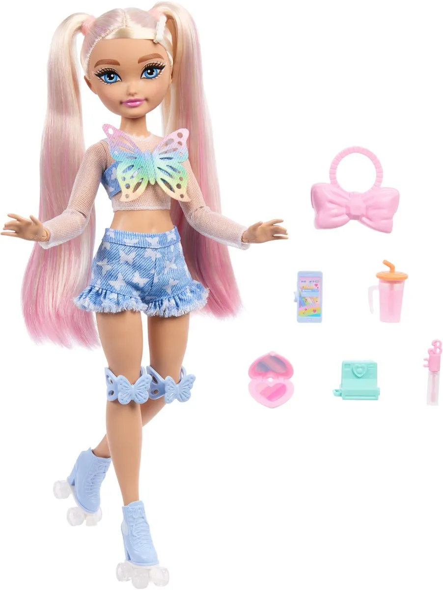 Barbie Dream Besties Skater Malibu Pop - Blauw - afbeelding 6 van 6
