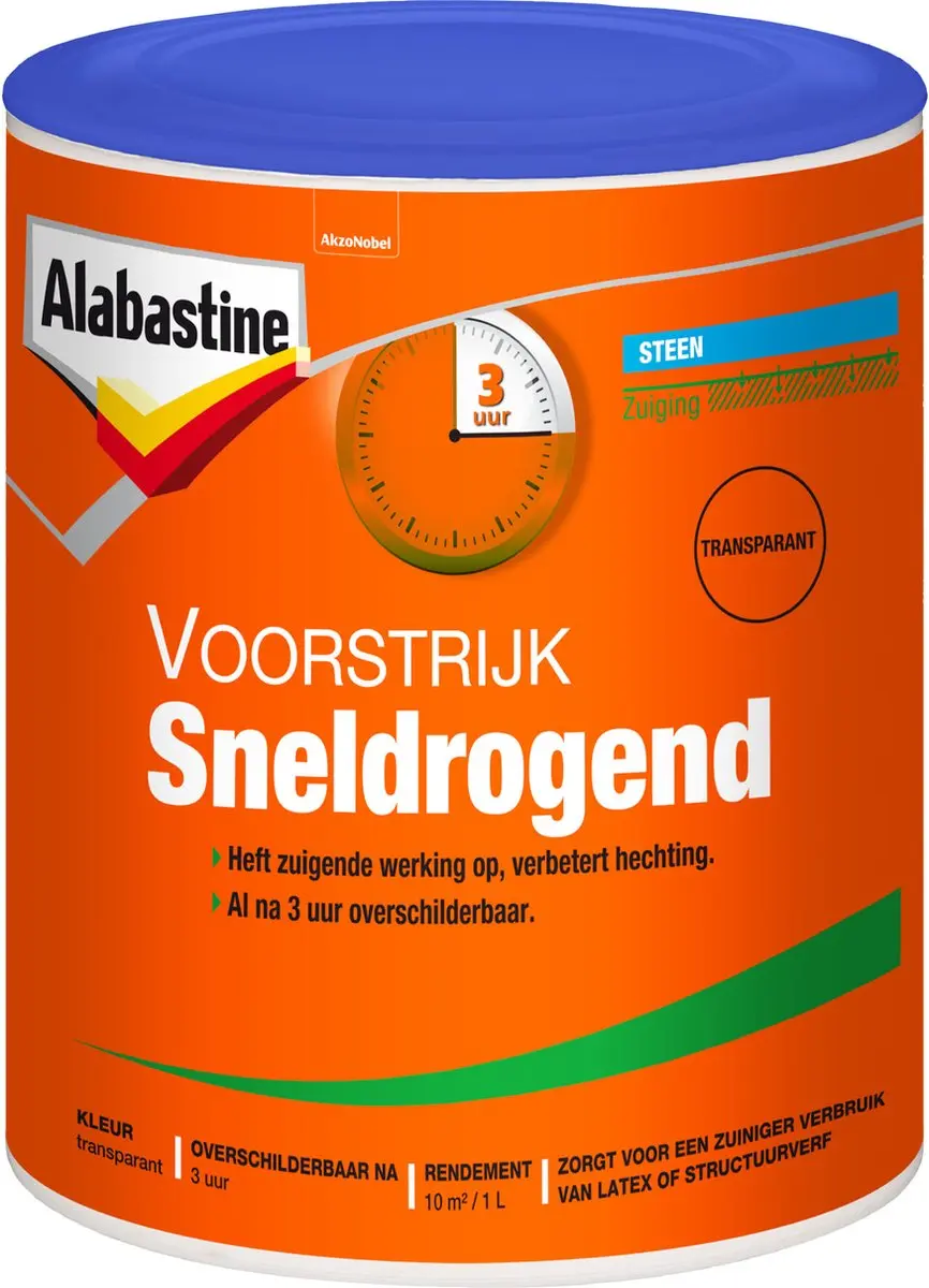 Alabastine Voorstrijk Sneldrogend 1L