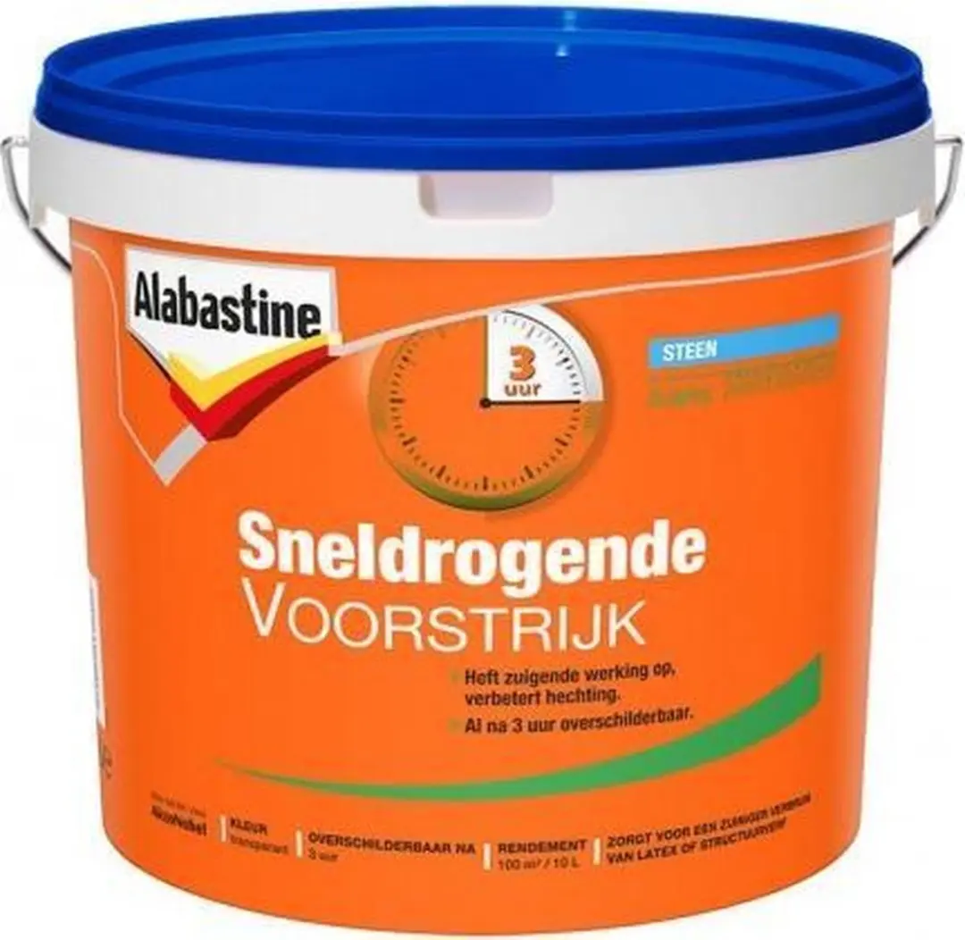 Alabastine Voorstrijk Sneldrogend 1L - Transparant