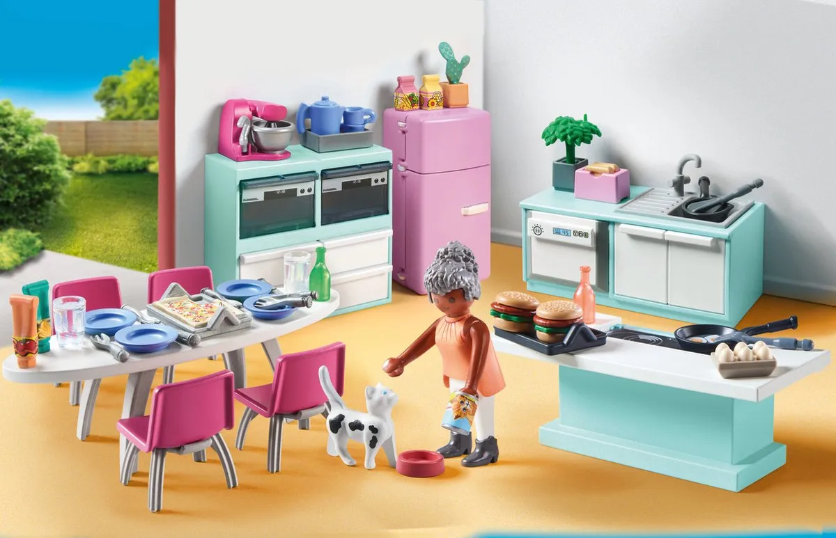 Playmobil My Life Keuken met eethoek 71608 - Multicolor - afbeelding 6 van 6