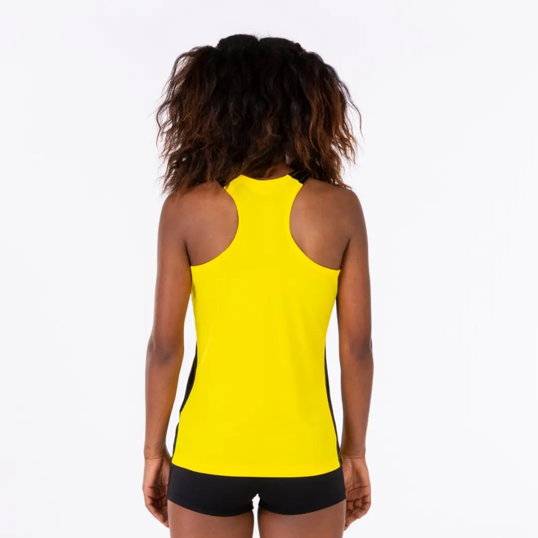 Joma Record II Mouwloos T-shirt Geel M