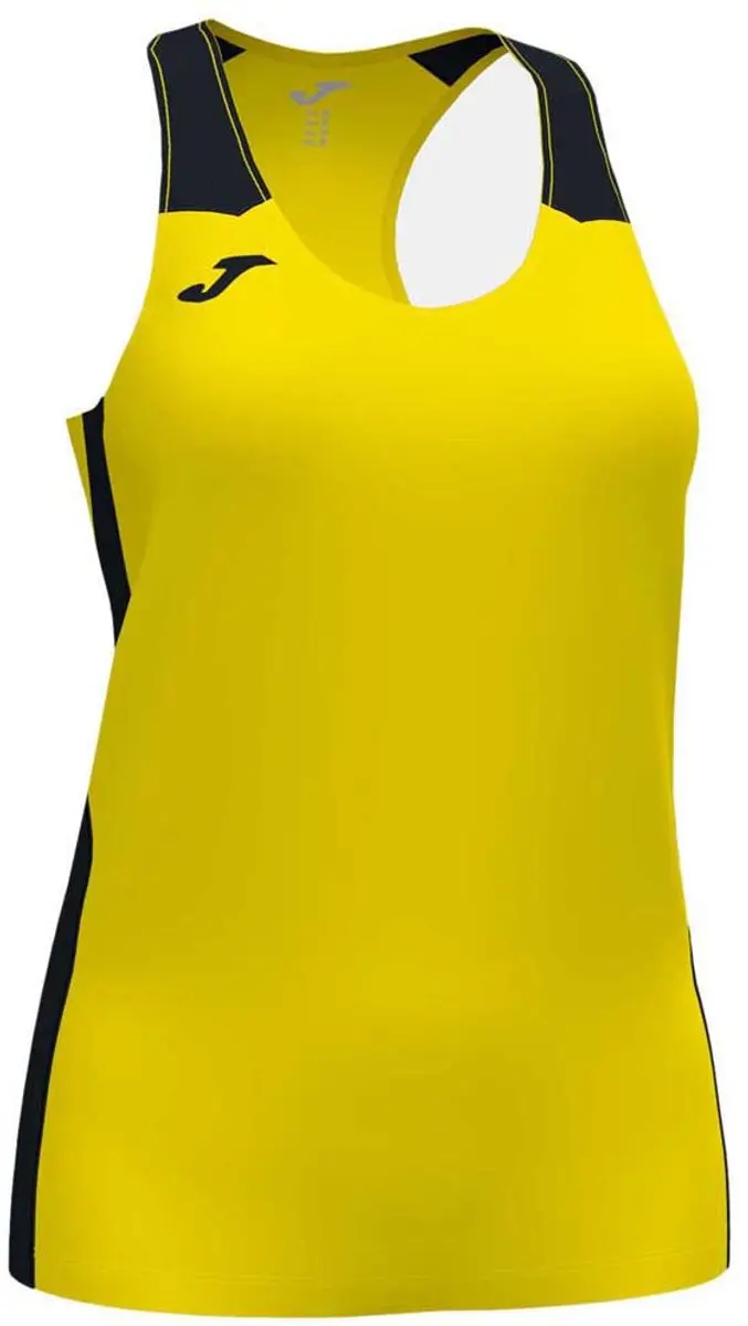 Joma Record II Mouwloos T-shirt Geel M