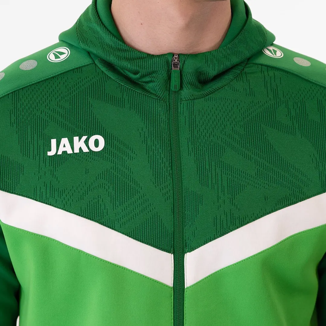 Jako Iconic Jas Heren - Sportgroen - Maat M