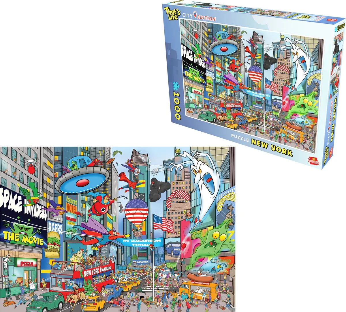 Goliath That's Life New York 1000 Puzzels - 68x48cm - Multicolor