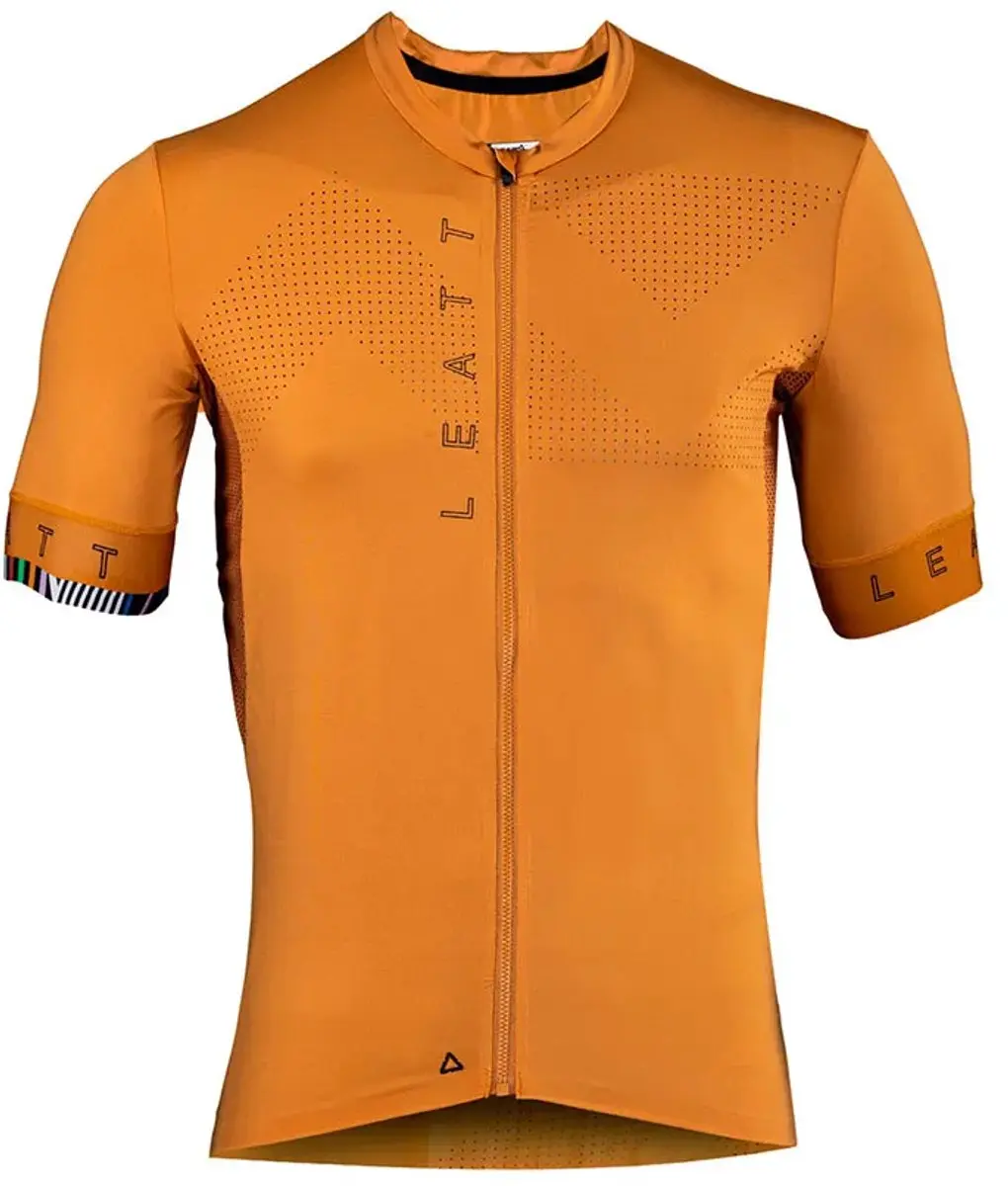 Leatt Mtb Endurance 5.0 Korte Mouw Wielertrui Oranje L Man
