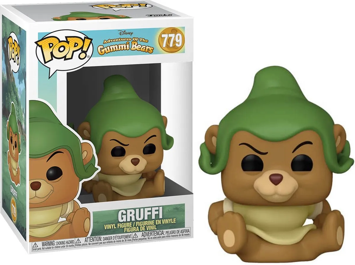 Funko Disney POP! Adventures of the Gummi Bears Gruffi - 9cm Multicolor - afbeelding 6 van 6