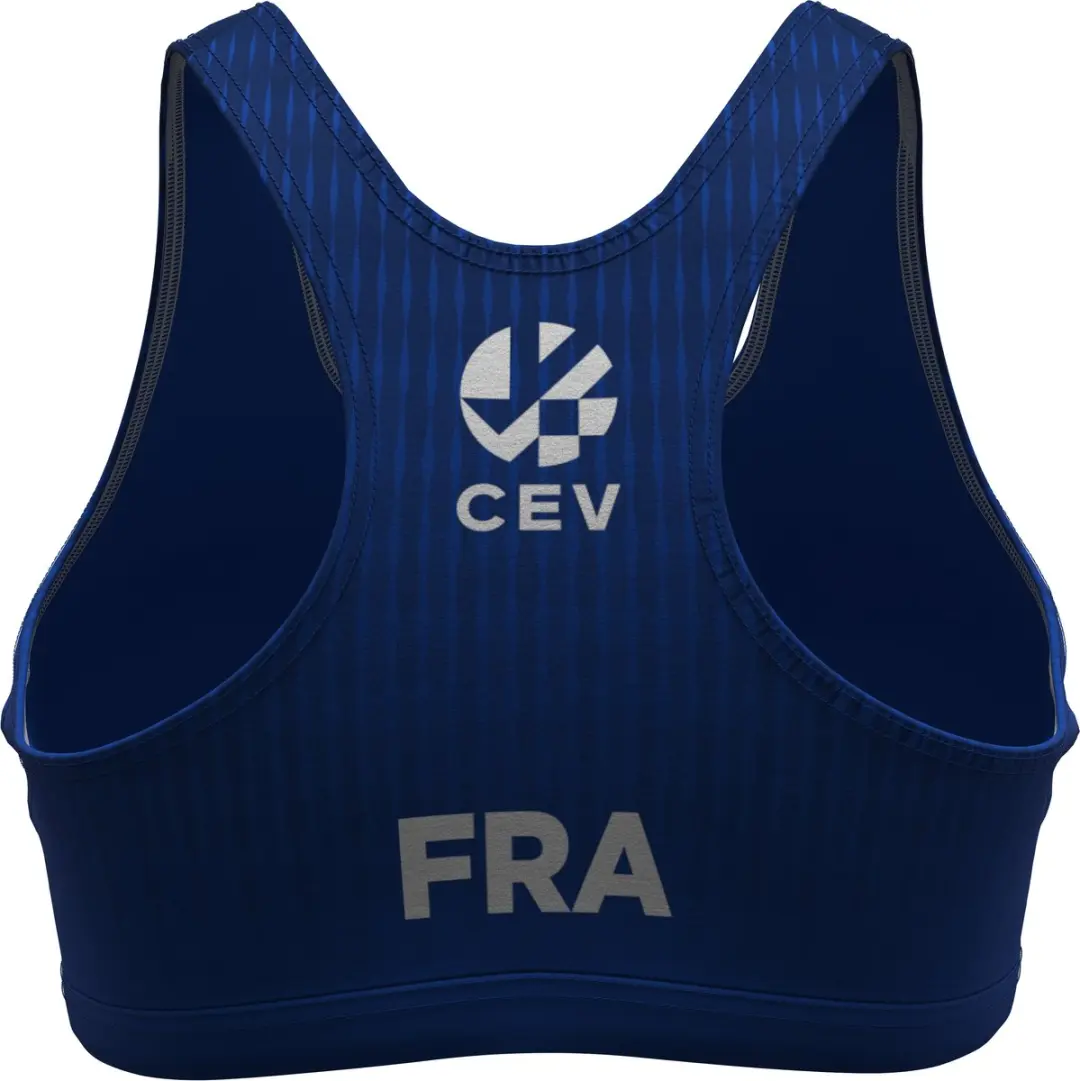Errea Dames Frankrijk 2024/25 Thuis Beach Volleybal Shirt - L - Royal Blauw - afbeelding 3 van 3