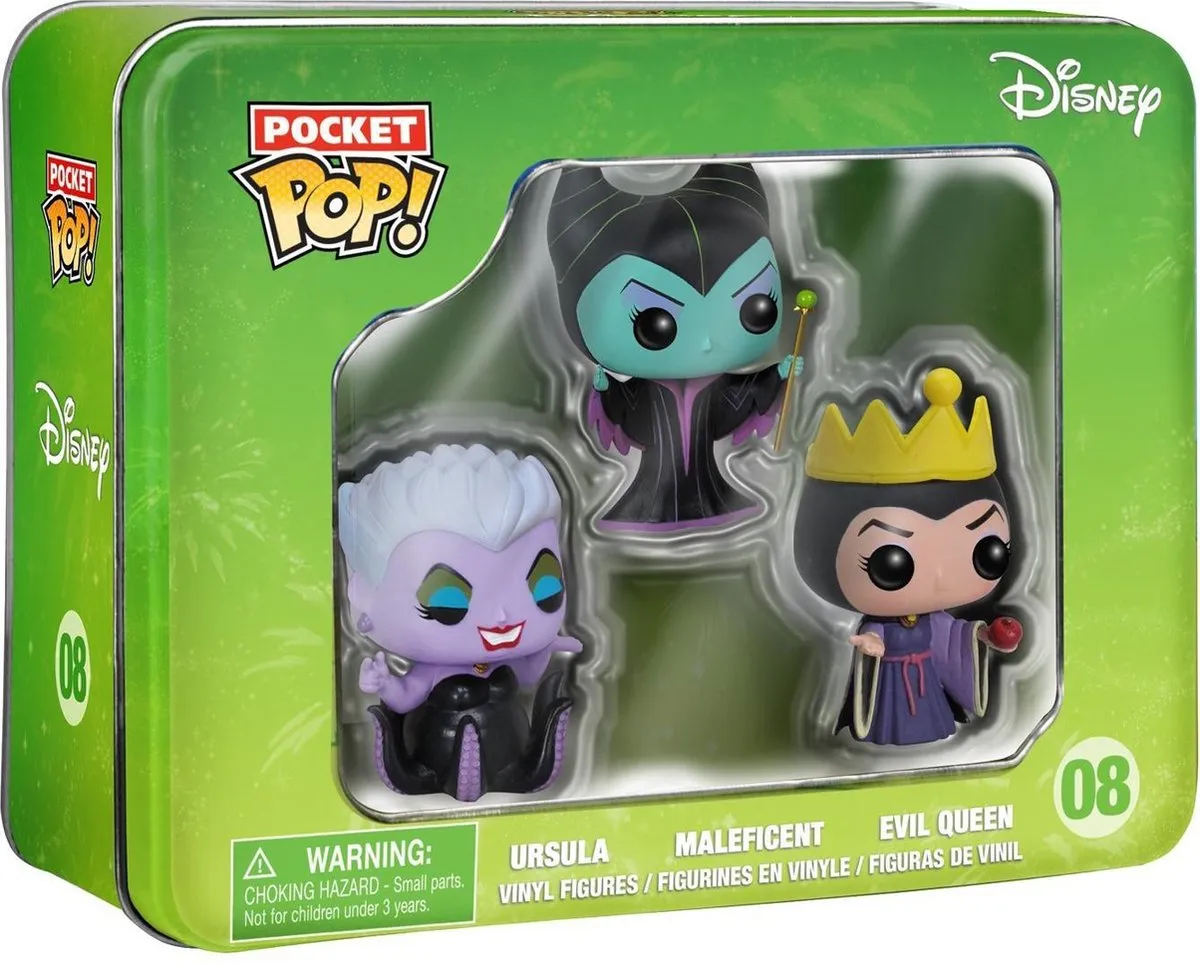 Funko Pocket Pop! Disney Maleficent Ursula Evil Queen 3-Pack