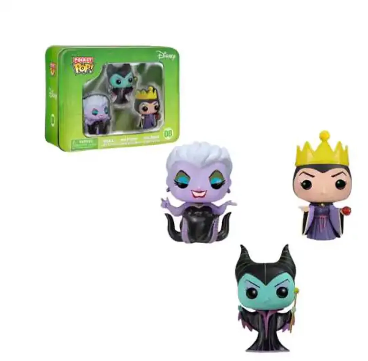 Funko Pocket Pop! Disney Maleficent Ursula Evil Queen 3-Pack - afbeelding 3 van 3