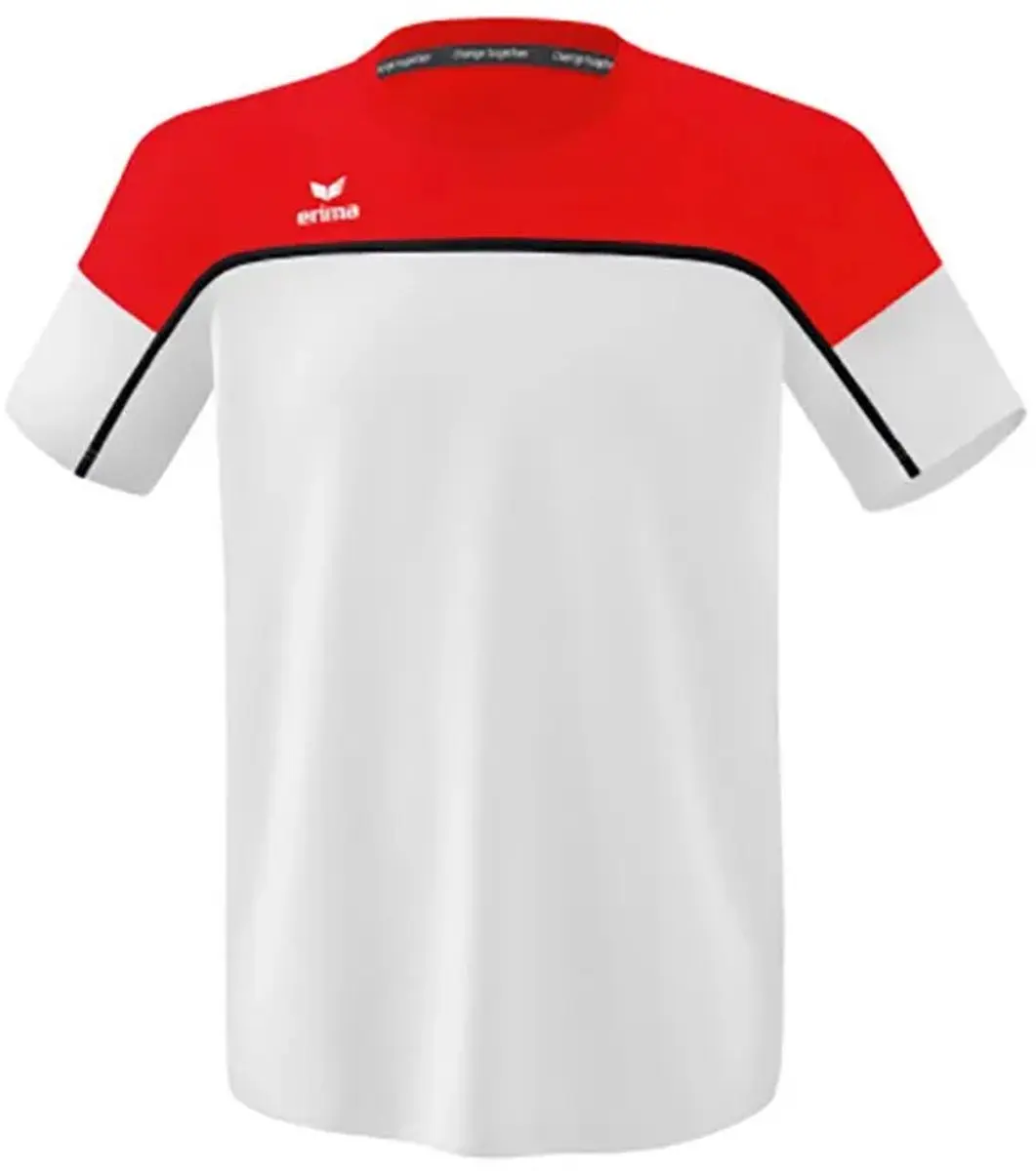 Erima Change T-Shirt Heren - L - Zwart/Rood/Wit - afbeelding 6 van 6