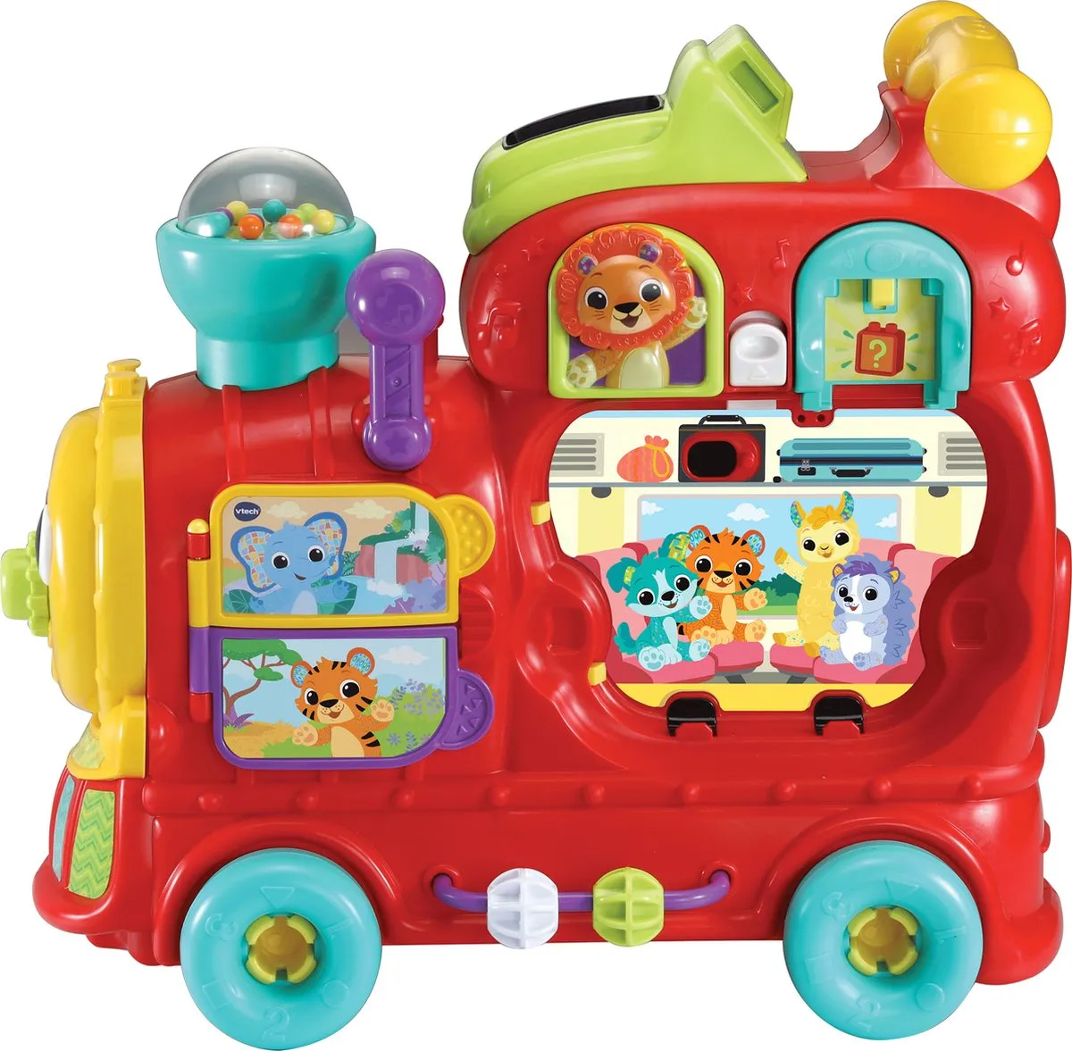 VTech Baby Rijd & Leer Letterlocomotief - Multicolour