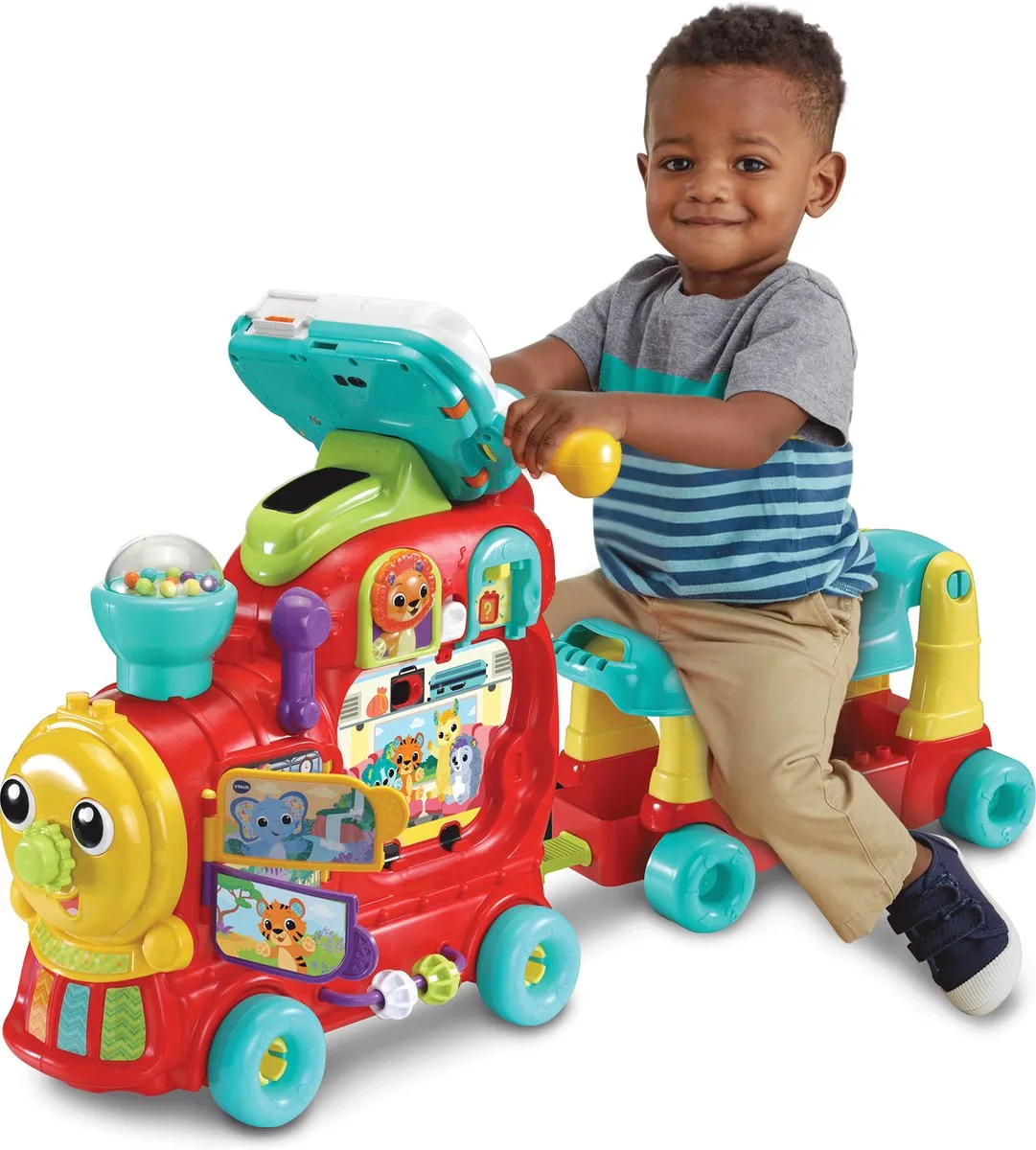 VTech Baby Rijd & Leer Letterlocomotief - Multicolour