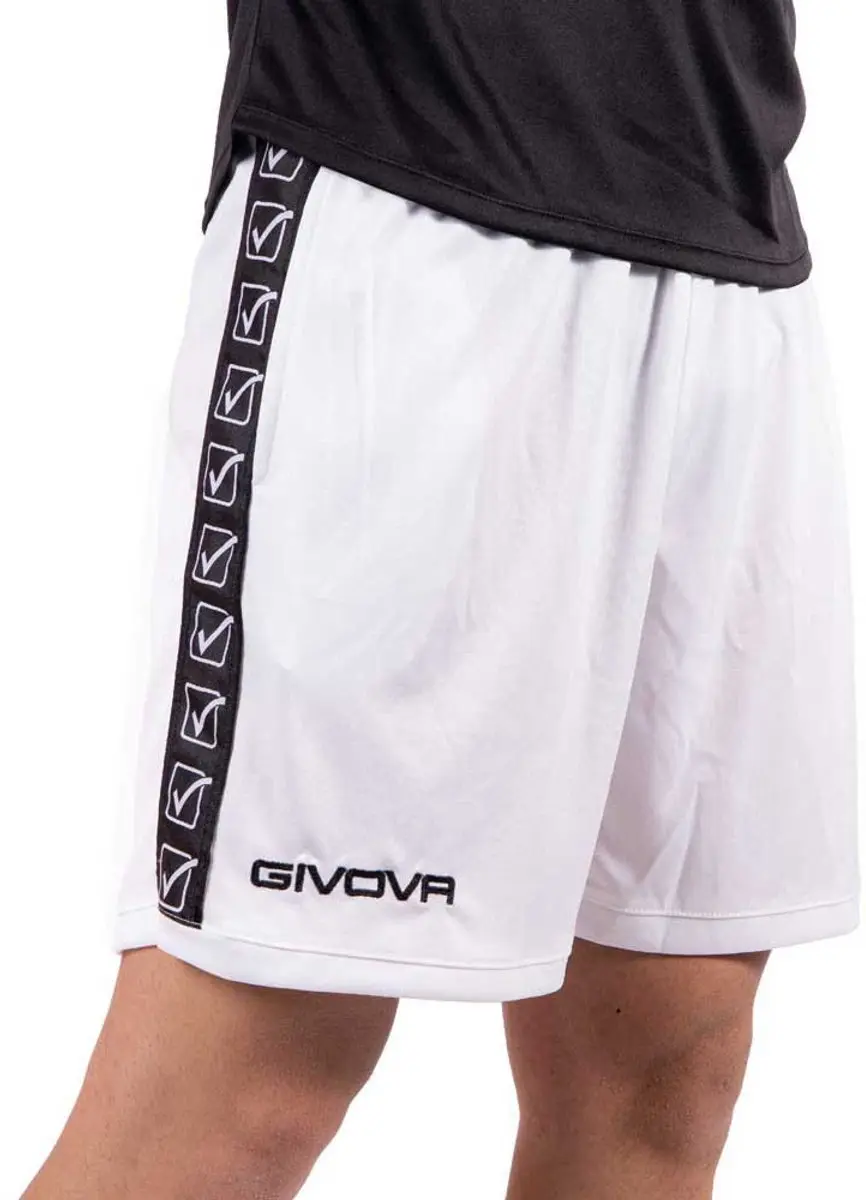 Givova Poly Band Korte Broek S - Wit - afbeelding 4 van 5