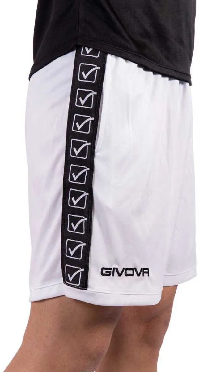 Givova Poly Band Korte Broek S - Wit - afbeelding 2 van 5