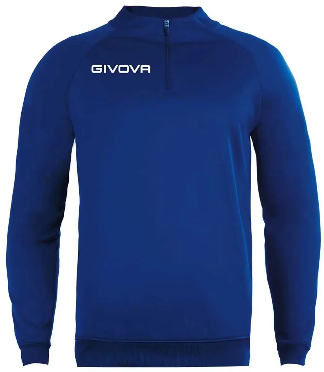 Givova 500 Sweatshirt - Halve Rits - L - Light Blue - afbeelding 3 van 5