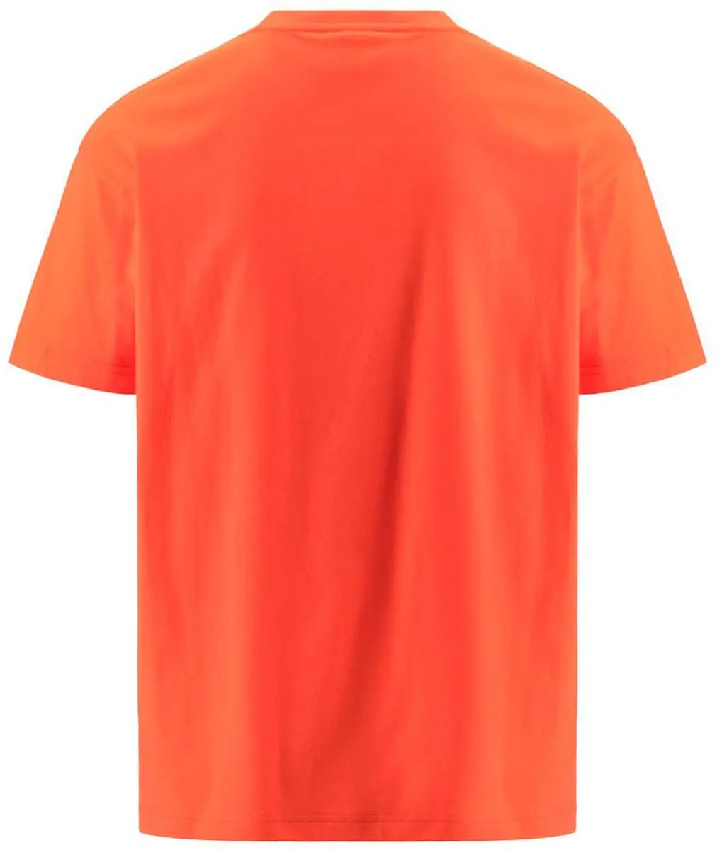 Kappa Authentic Gastor T-shirt M - Oranje/Wit Antiek