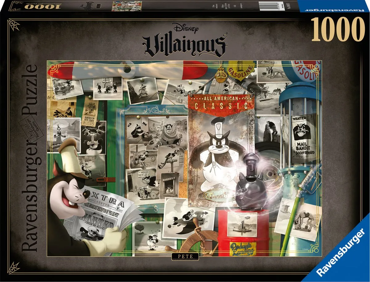 Ravensburger Villainous Pete Legpuzzel 1000 Stuks