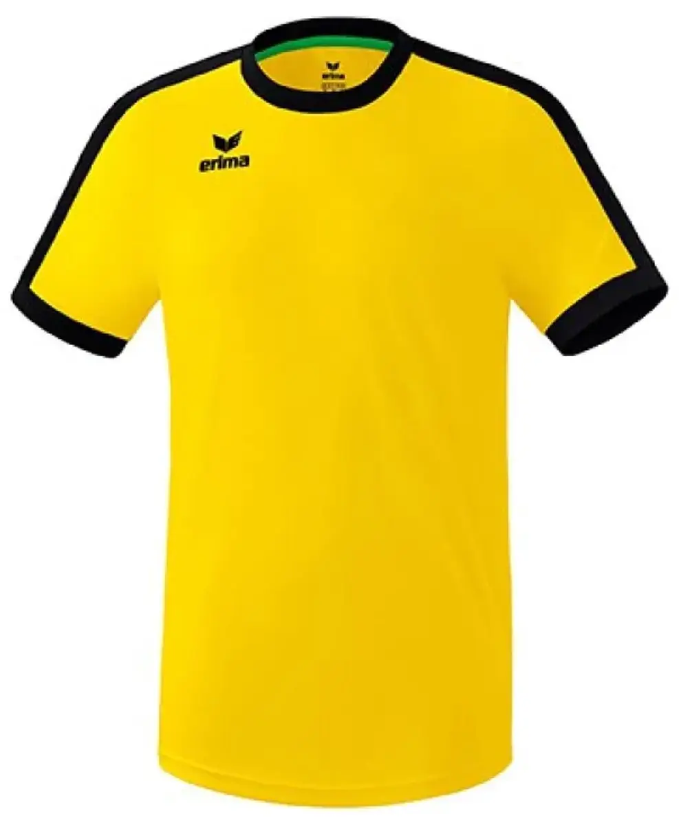 Erima Retro Star Shirt Heren - Geel/Zwart M - afbeelding 6 van 6