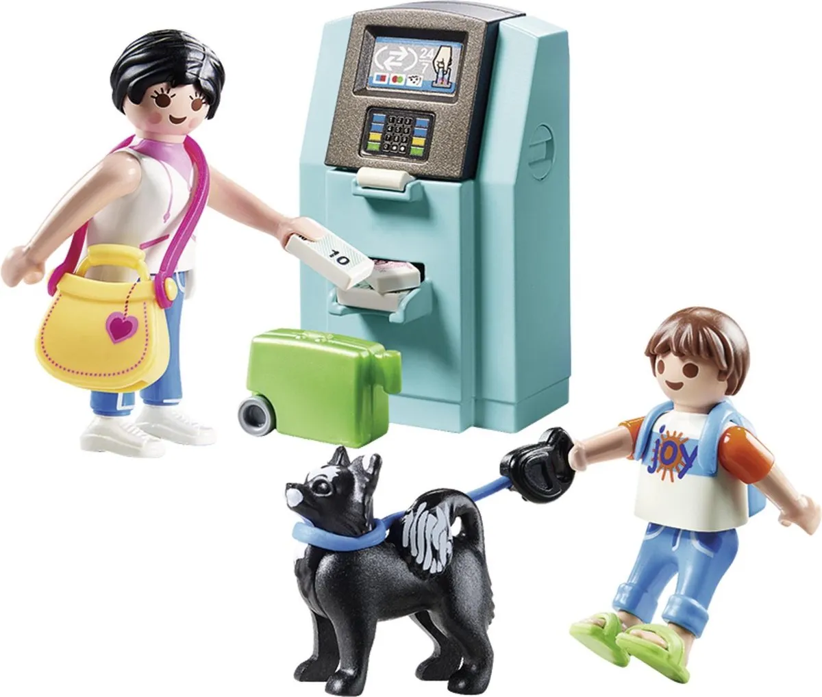 Playmobil Family Fun Vakantiegangers Geldautomaat 70439 - Multicolor