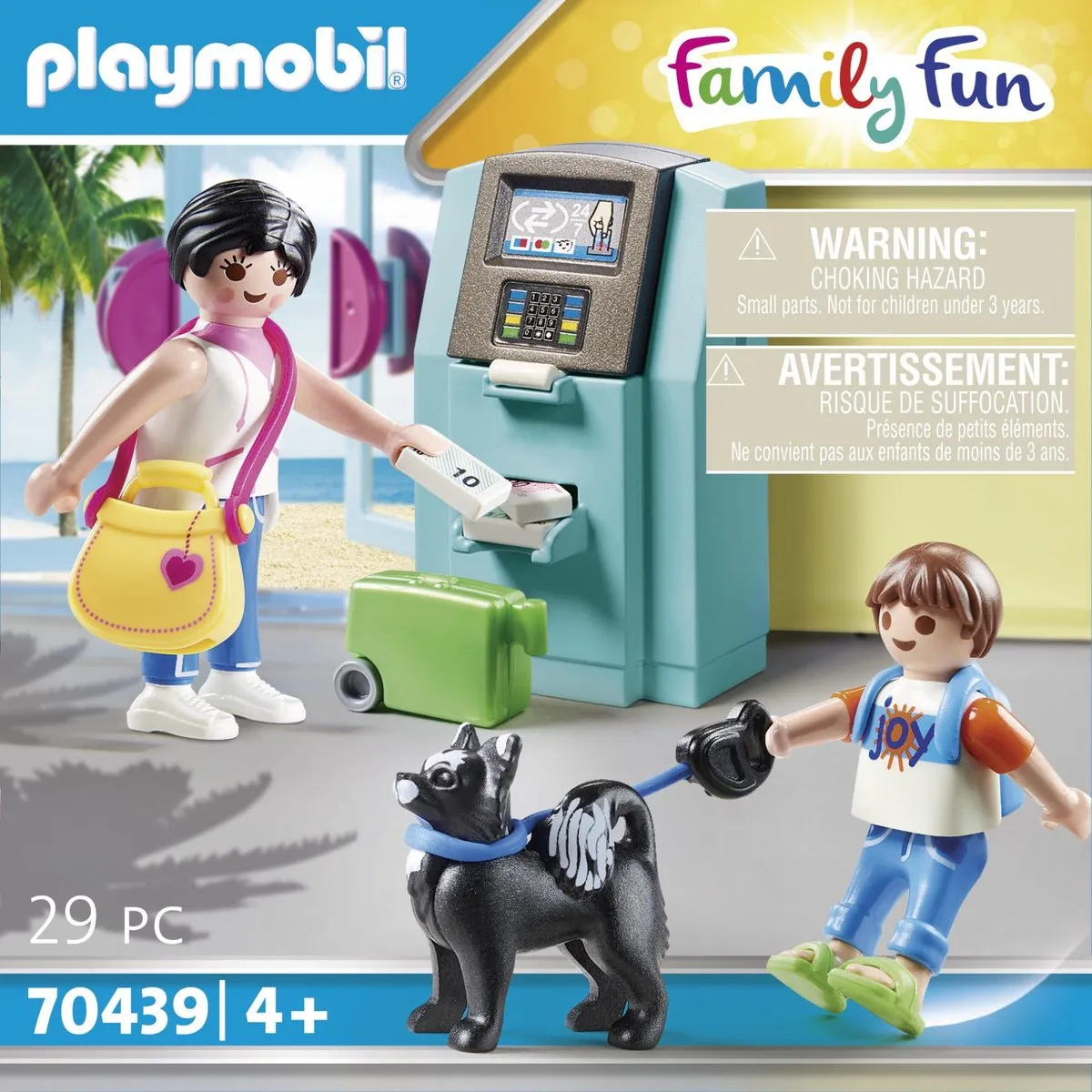 Playmobil Family Fun Vakantiegangers Geldautomaat 70439 - Multicolor