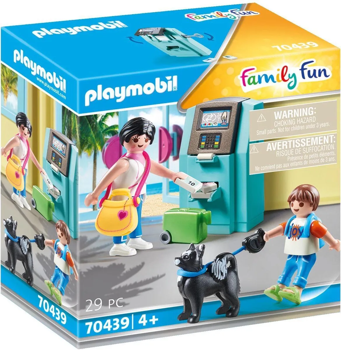 Playmobil Family Fun Vakantiegangers Geldautomaat 70439