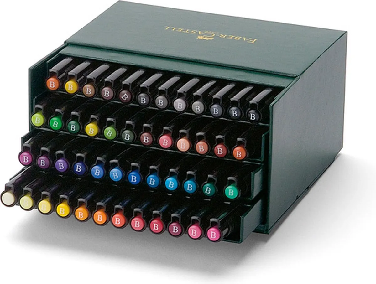 Faber-Castell Pitt Artist Pen Brush 48-delig