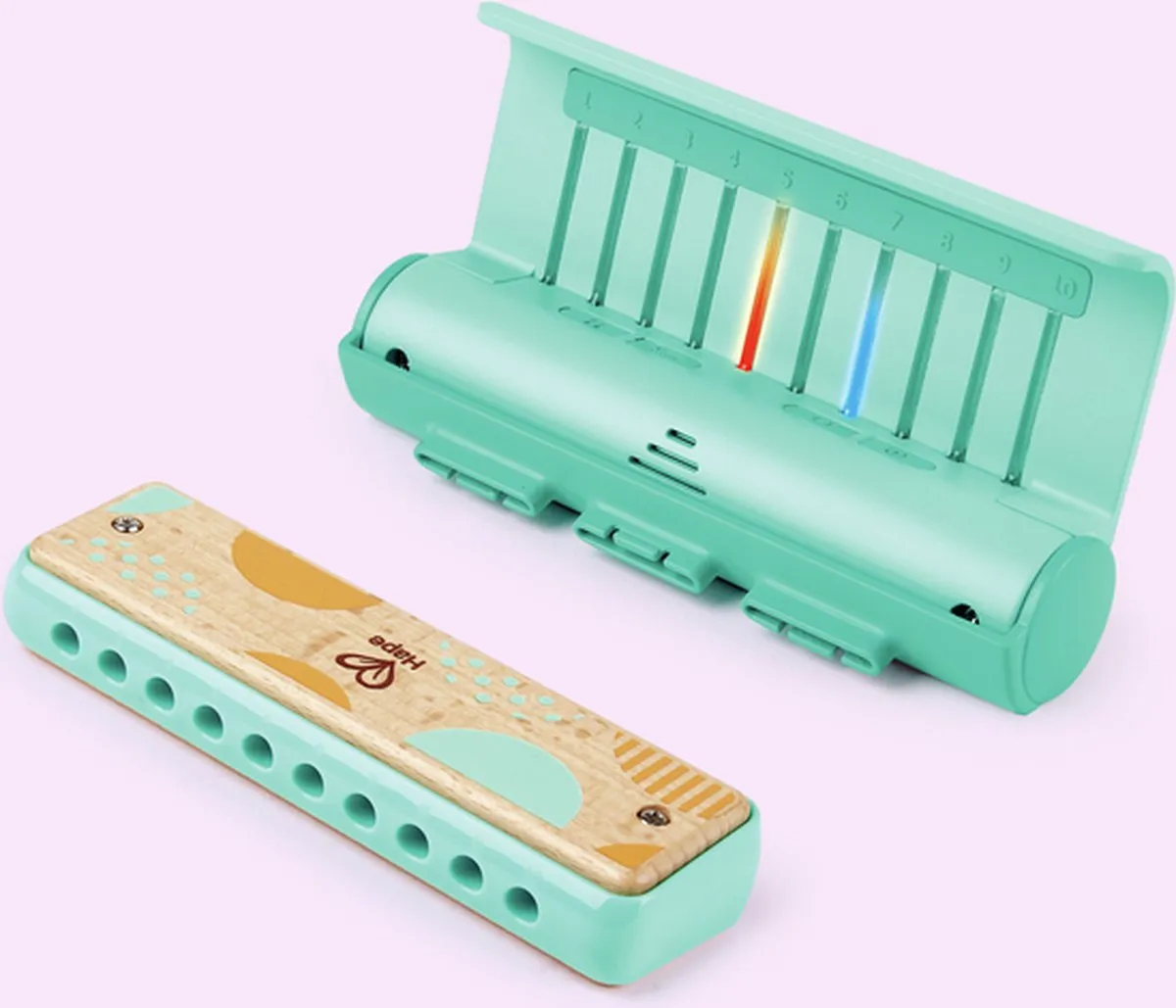 Hape Leer-met-lichtjes Harmonica