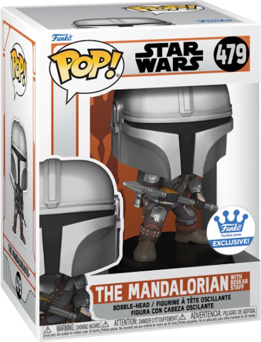 Funko POP! Star Wars The Mandalorian Beskar Staff Exclusief 479