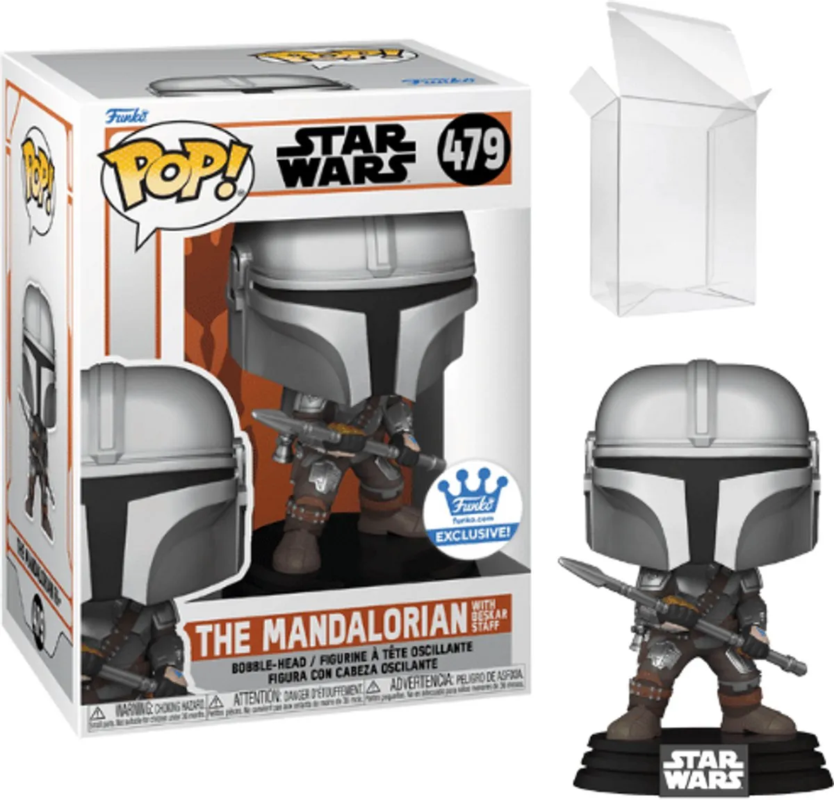 Funko POP! Star Wars The Mandalorian Beskar Staff Exclusief 479 - Multi
