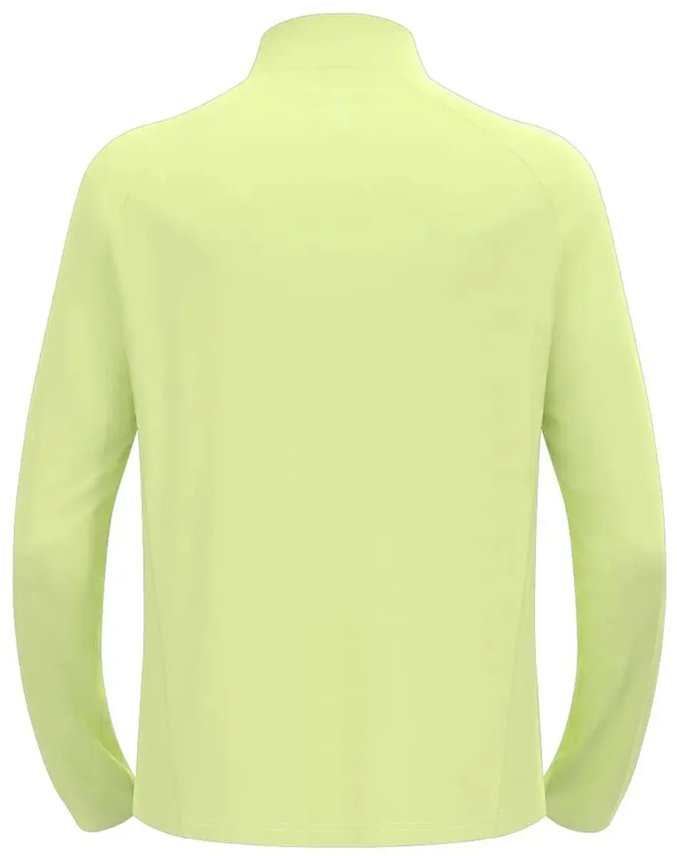 ODLO Midlayer Essential Ceramiwarm 1/2 Zip Heren - Maat L - Geel - afbeelding 6 van 6