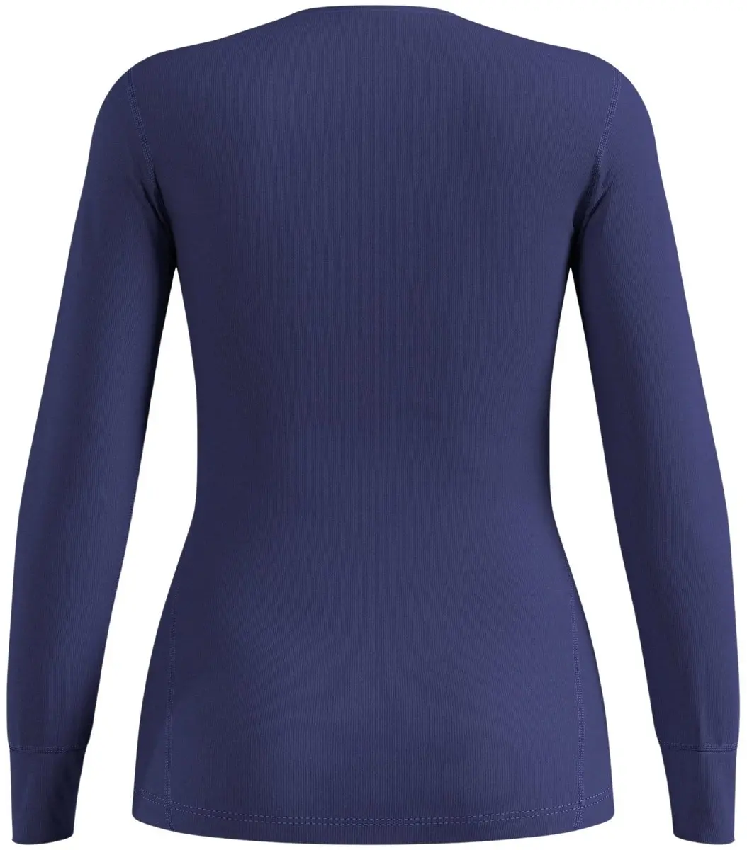 ODLO Active Warm Eco Base Layer Longsleeve Dames S - Blauw - afbeelding 4 van 6