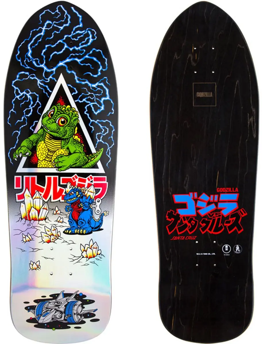 Santa Cruz x Godzilla Jr. Natas Skateboard Deck
