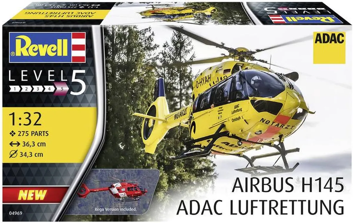Revell 04969 Airbus H145 ADAC/REGA Modelbouwpakket - 1:32 - Multi