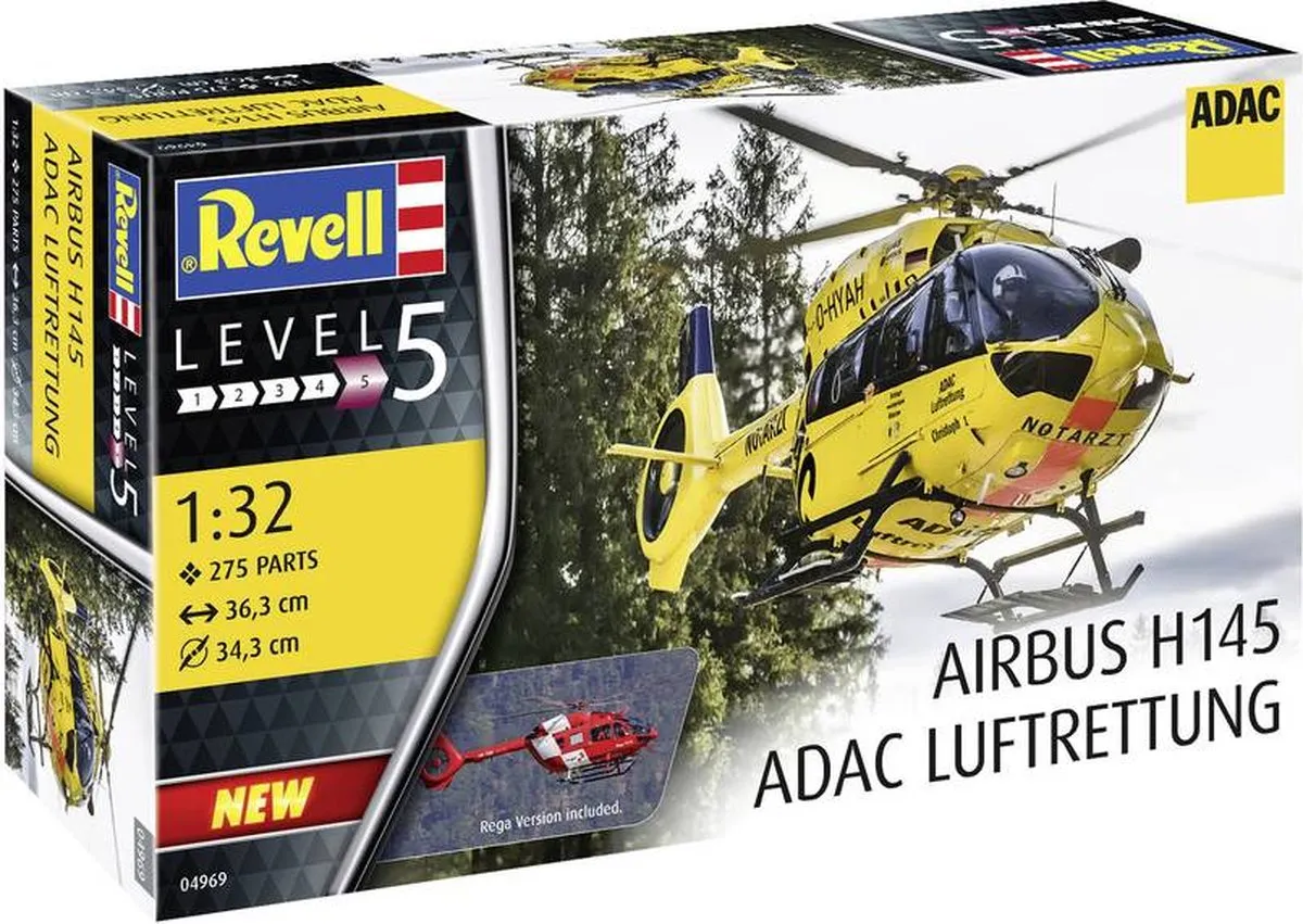 Revell 04969 Airbus H145 ADAC/REGA Modelbouwpakket - 1:32 - Multi