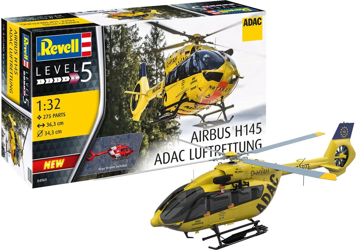 Revell 04969 Airbus H145 ADAC/REGA Modelbouwpakket