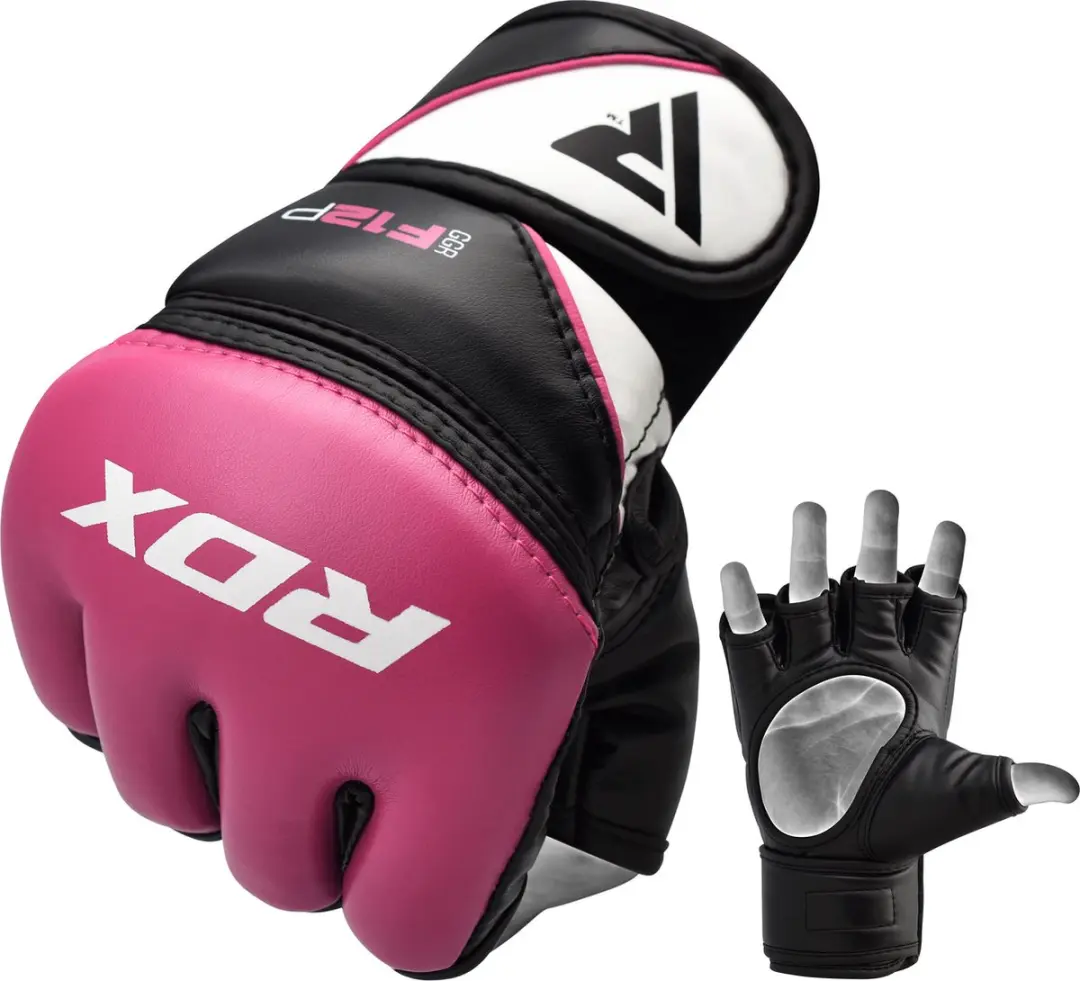 RDX Sports Grappling Handschoenen GGRF-12 - Zwart - Maat S - afbeelding 4 van 6