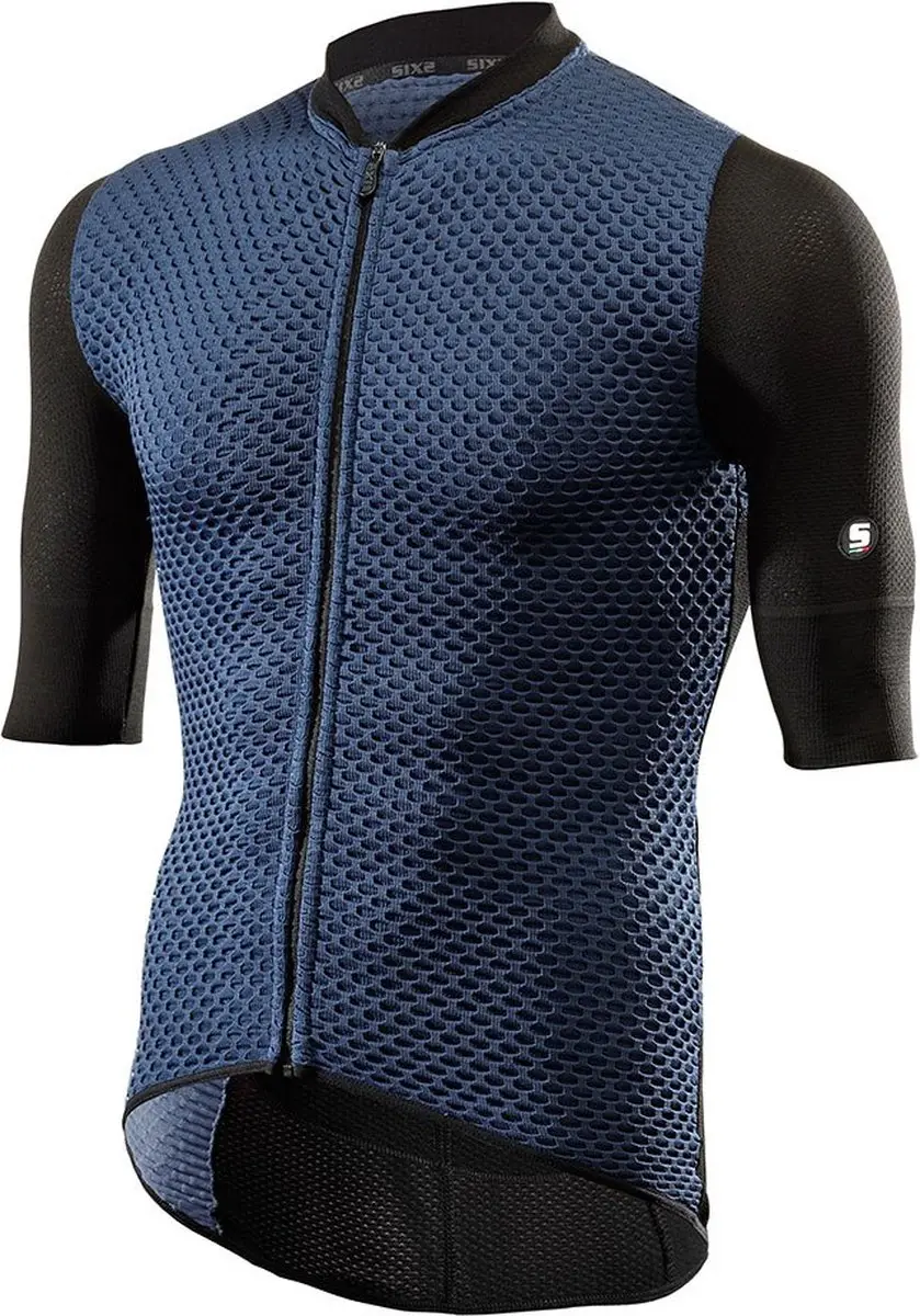 Sixs Hive Korte Mouwen Fietsshirt Blauw XL Man