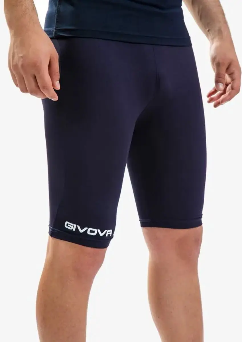Givova Bermuda Skin Herenshort - XXL - Blauw