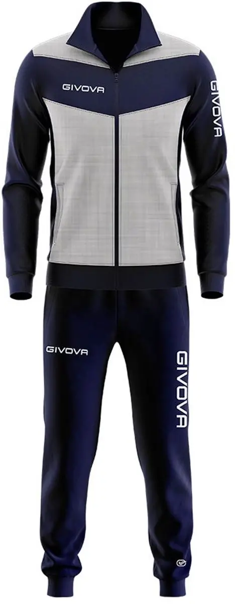 Givova Luxury Visa Trainingspak Blauw,Grijs M Man