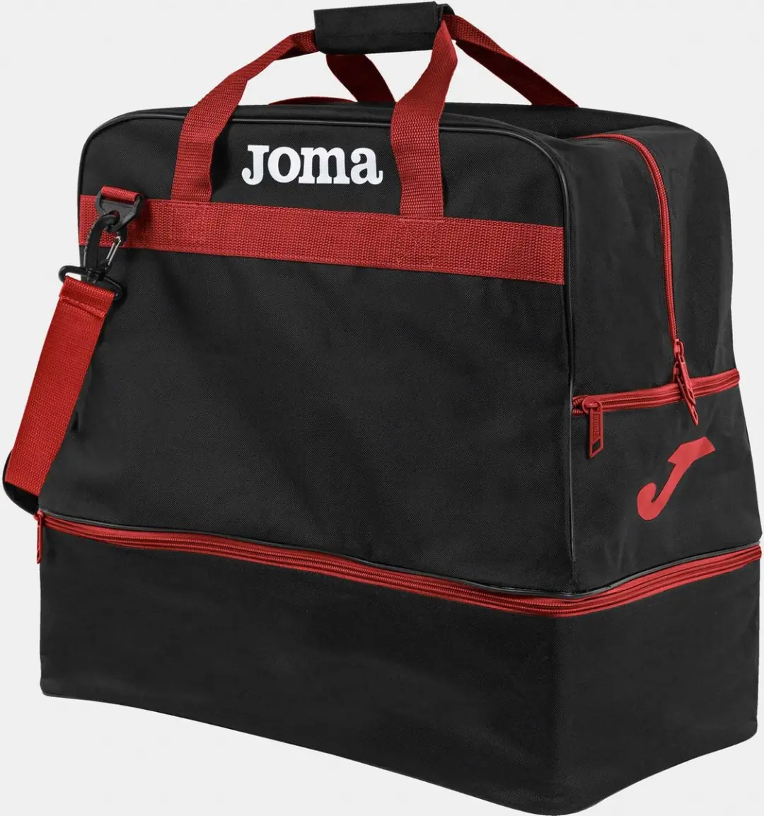 Joma Training III Sporttas Large - Zwart/Rood